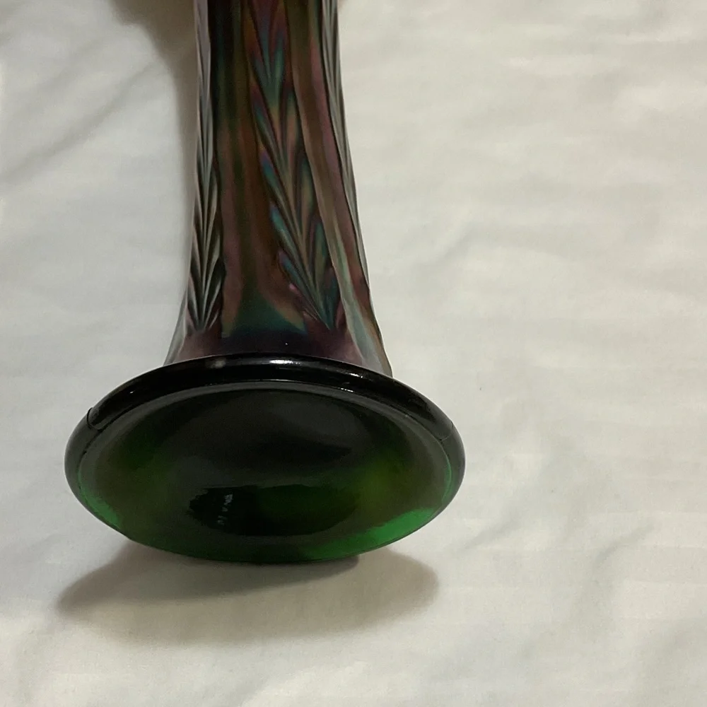 Fenton Iridescent Rainbow Vase